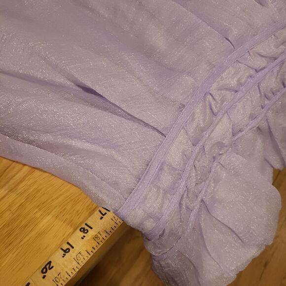 Altar'd State Purple Lavender Mini Sleeveless Prom Homecoming Dance *sz XL* - Picture 7 of 11